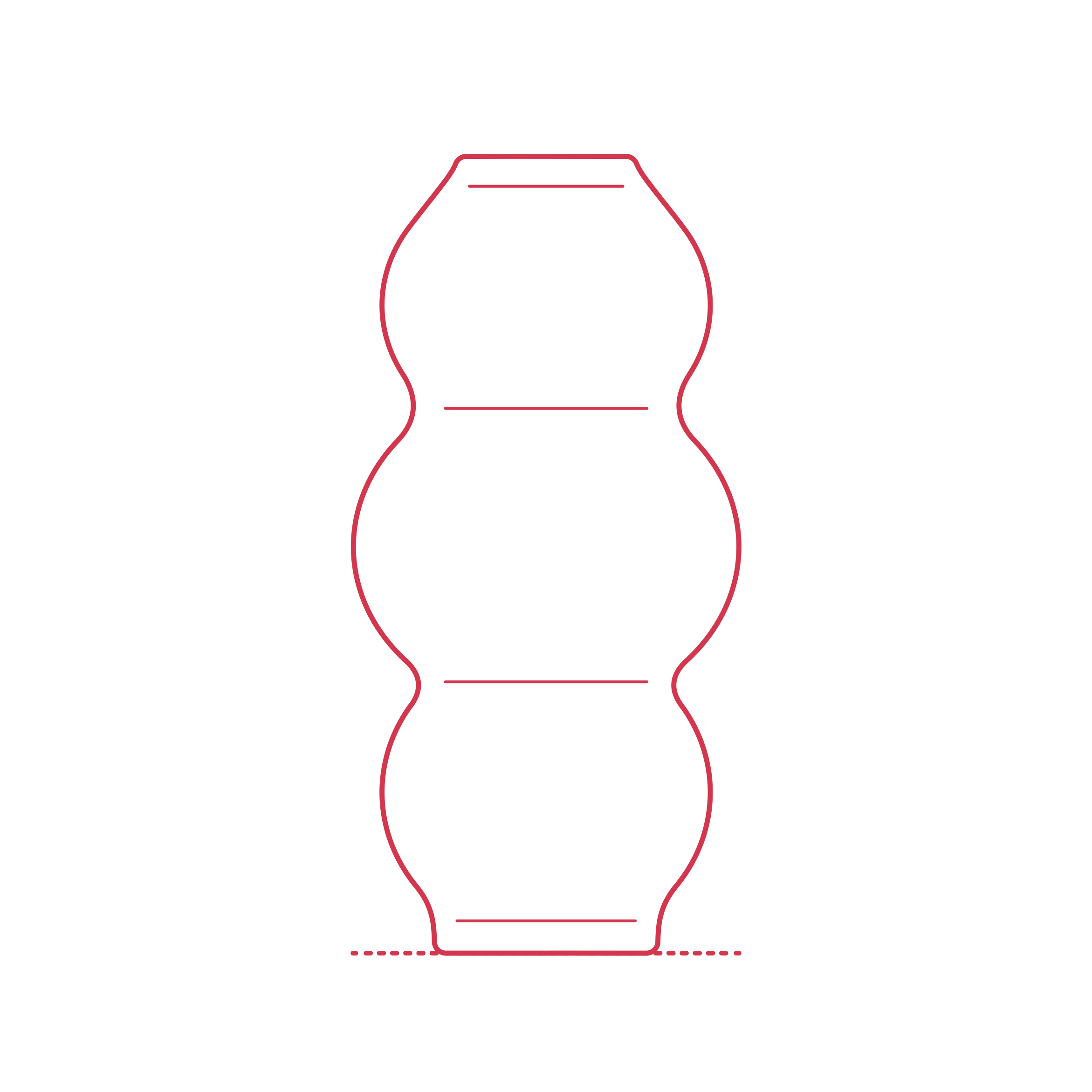 Objects Decorative Vases Muse Vase Large Outline Svg Vector Free Vectors
